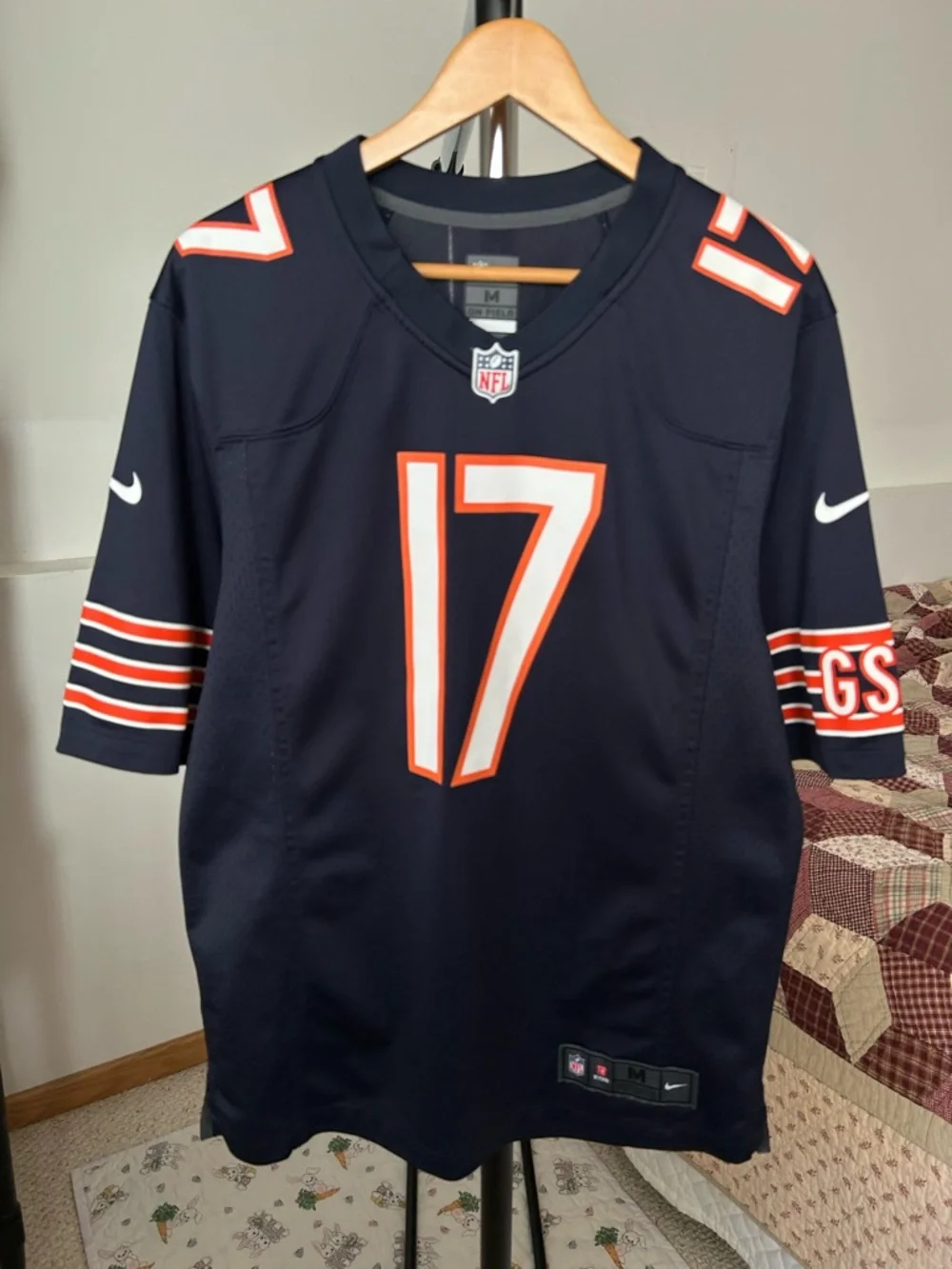 Chicago Bears Anthony Miller #17 Nike NFL On Field Football Jersey Medium